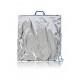 Bolsa isotérmica 40+4/4x50cm asas rígidas metálicas de 20litros con pinchos, caja de 100